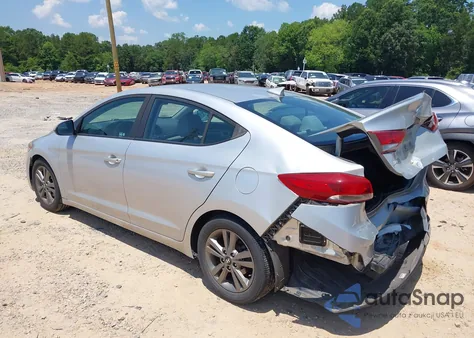 2018 Hyundai Elantra Sel z USA, uszkodzony, nr VIN 5NPD84LF6JH214528